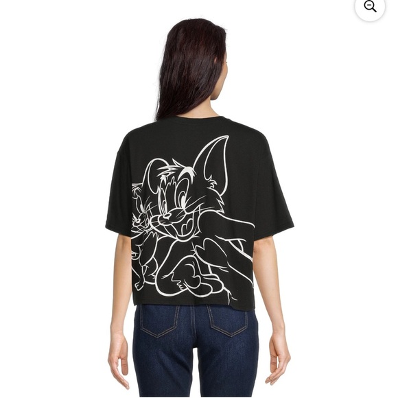 Tom‎ and Jerry Juniors’ Graphic Rubber Patch Tee with Short Sleeves Size S (3-5) - Picture 13 of 15
